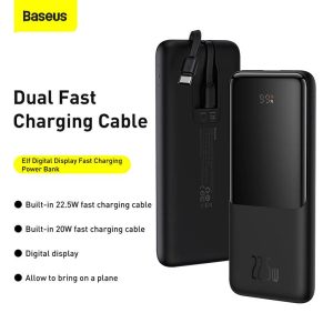 baseus-elf-digital-display-fast-charge-power-bank-10000mah-22-5w-black-BUY Used Phone in Bangladesh Best Price. Cheap Rate. Buy Sell & Exchange
